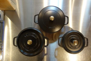 この重さが良い、ＳＴＡＵＢ（ストウブ）の鋳物ホーロー鍋。