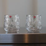 冷たい飲み物はこれでOK。北欧、iittala(イッタラ)のガラスでできたフルッタ。