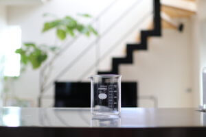 HARIO(ハリオ)の500mlビーカーはコーヒーを２杯淹れるのにちょうど良い。