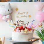 長女の4歳の誕生日をお祝いしました。今年のプレゼントはキッズカメラです。